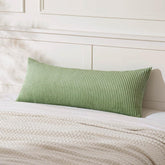Decorative Long Body Lumbar Throw Pillow Covers Sage Green 36x14-inch